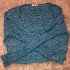 Blue thin sweater